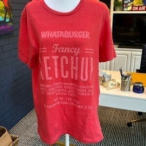 NWOT- Whataburger Fancy Ketchup TShirt